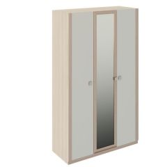 Шкаф 3 двери Глэдис М23 (ЯШС/Белый) в Покачах - pokachi.mebel24.online | фото