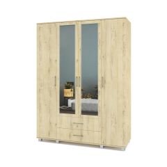 ЕВА Шкаф 4-х дверный Е43 в Покачах - pokachi.mebel24.online | фото 5