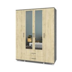 ЕВА Шкаф 4-х дверный Е43 в Покачах - pokachi.mebel24.online | фото 7