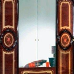 Шкаф 4-х дверный с зеркалами (01.144) Роза (могано) в Покачах - pokachi.mebel24.online | фото 1