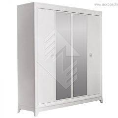 Шкаф для одежды Сабрина (ММ-302-01/04) с зеркалами в Покачах - pokachi.mebel24.online | фото