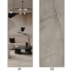Шкаф-купе 1500 серии SILVER S1+S1+B2+PL2 (2 ящика+1 штанга+1 полка) профиль «Серебро» в Покачах - pokachi.mebel24.online | фото 7