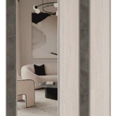 Шкаф-купе 1500 серии SILVER S1+S1+B2+PL2 (2 ящика+1 штанга+1 полка) профиль «Серебро» в Покачах - pokachi.mebel24.online | фото 8