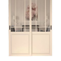 Шкаф-купе 1700 серии NEW CLASSIC K4+K4+B2+PL4 (2 ящика+F обр. штанга) профиль «Капучино» в Покачах - pokachi.mebel24.online | фото 15
