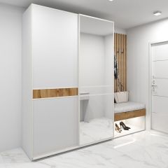 Шкаф-купе 1800 серии SOFT D6+D4+B2+PL2 (2 ящика+1штанга+1 полка) профиль «Капучино» в Покачах - pokachi.mebel24.online | фото 5