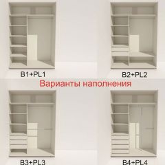 Шкаф-купе 1800 серии SOFT D6+D4+B2+PL2 (2 ящика+1штанга+1 полка) профиль «Капучино» в Покачах - pokachi.mebel24.online | фото 7