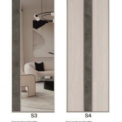 Шкаф-купе 1950 серии SILVER S3+S1+S4 B22+PL3 (по 2 ящика лев/прав+2 штанги) профиль «Серебро» в Покачах - pokachi.mebel24.online | фото 12