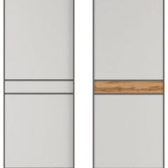 Шкаф-купе 2100 серии SOFT D4+D4+D4+B22+PL1 (по 2 ящика лев/прав+1штанга) профиль «Графит» в Покачах - pokachi.mebel24.online | фото 10