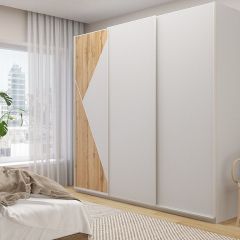 Шкаф-купе 2100 серии SOFT D7+D3+D3+B22+PL4 (по 2 ящика лев/прав+2штанги) профиль «Капучино» в Покачах - pokachi.mebel24.online | фото
