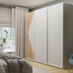 Шкаф-купе 2100 серии SOFT D7+D3+D3+B22+PL4 (по 2 ящика лев/прав+2штанги) профиль «Капучино» в Покачах - pokachi.mebel24.online | фото 5