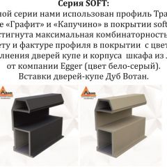 Шкаф-купе 2100 серии SOFT D7+D3+D3+B22+PL4 (по 2 ящика лев/прав+2штанги) профиль «Капучино» в Покачах - pokachi.mebel24.online | фото 13