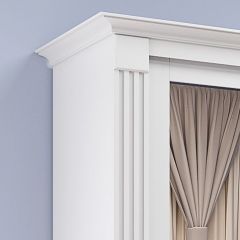 Шкаф-купе 2150 серии NEW CLASSIC K1+K1+K1+B22+PL4 (по 2 ящика лев/прав+F обр.штанга) профиль «Капучино» в Покачах - pokachi.mebel24.online | фото 4