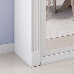 Шкаф-купе 2150 серии NEW CLASSIC K1+K1+K1+B22+PL4 (по 2 ящика лев/прав+F обр.штанга) профиль «Капучино» в Покачах - pokachi.mebel24.online | фото 5