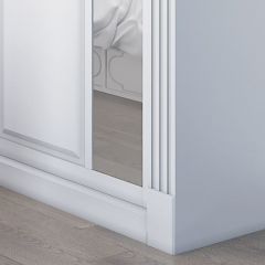 Шкаф-купе 2150 серии NEW CLASSIC K6Z+K1+K6+B22+PL2(по 2 ящика лев/прав+1 штанга+1 полка) профиль «Капучино» в Покачах - pokachi.mebel24.online | фото 5