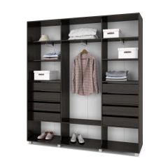 МАРТИН Шкаф-купе с зеркалами Венге (2200*450) М423 в Покачах - pokachi.mebel24.online | фото 4