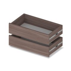 МАРТИН Шкаф-купе с зеркалом Шимо темный (2200*450) М422 в Покачах - pokachi.mebel24.online | фото 3