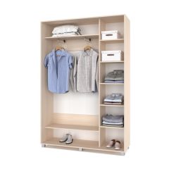 РОЛАНД Шкаф-купе Млечный дуб (450*1500) Р451 в Покачах - pokachi.mebel24.online | фото 3