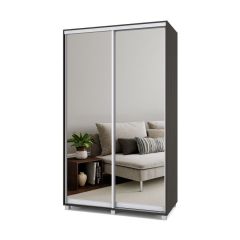 РОЛАНД Шкаф-купе с зеркалами Венге (450*1300) Р433 в Покачах - pokachi.mebel24.online | фото 2