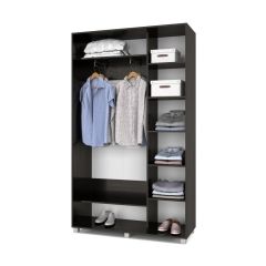 РОЛАНД Шкаф-купе с зеркалами Венге (450*1300) Р433 в Покачах - pokachi.mebel24.online | фото 3