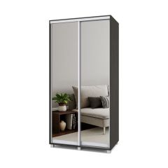 РОЛАНД Шкаф-купе с зеркалами Венге (450*1100) Р413 в Покачах - pokachi.mebel24.online | фото 2