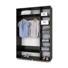 РОЛАНД Шкаф-купе с зеркалами Венге (450*1500) Р453 в Покачах - pokachi.mebel24.online | фото 3