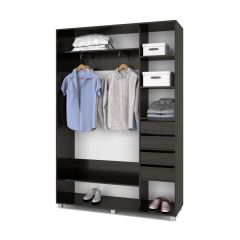РОЛАНД Шкаф-купе с зеркалами Венге (450*1500) Р453 в Покачах - pokachi.mebel24.online | фото 5