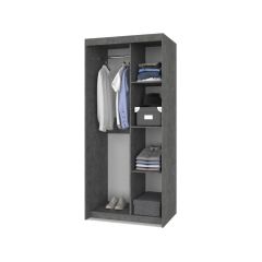 ТОМАС Шкаф-купе Камень темный - Ирландский дуб Т21 в Покачах - pokachi.mebel24.online | фото 2