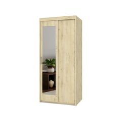 ТОМАС Шкаф-купе с зеркалом Ирландский дуб Т22 в Покачах - pokachi.mebel24.online | фото