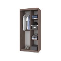 ТОМАС Шкаф-купе с зеркалом Шимо темный/светлый Т22 в Покачах - pokachi.mebel24.online | фото 2