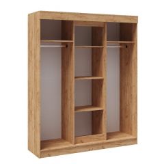 Шкаф-купе ТВИСТ Белый/Дуб юкон в Покачах - pokachi.mebel24.online | фото 2
