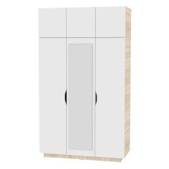 Шкаф с зеркалом "Аврора (H21_M)" в Покачах - pokachi.mebel24.online | фото