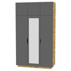 Шкаф с зеркалом "Аврора (H21_M)" в Покачах - pokachi.mebel24.online | фото 19