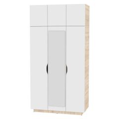 Шкаф с зеркалом "Аврора (H23_M)" в Покачах - pokachi.mebel24.online | фото