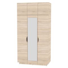 Шкаф с зеркалом "Аврора (H23_M)" в Покачах - pokachi.mebel24.online | фото 5