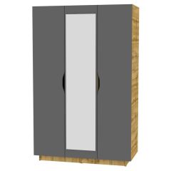 Шкаф с зеркалом "Аврора (H24_M)" в Покачах - pokachi.mebel24.online | фото 2