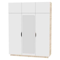 Шкаф с зеркалом "Аврора (H29_M)" в Покачах - pokachi.mebel24.online | фото 3