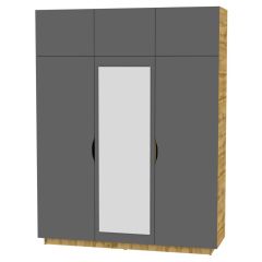 Шкаф с зеркалом "Аврора (H29_M)" в Покачах - pokachi.mebel24.online | фото 19