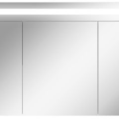 Шкаф-зеркало Аврора 100 с подсветкой LED Домино (DV8012HZ) в Покачах - pokachi.mebel24.online | фото 1