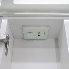 Шкаф-зеркало Аврора 70 с подсветкой LED Домино (DV8007HZ) в Покачах - pokachi.mebel24.online | фото 10