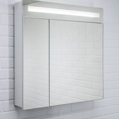 Шкаф-зеркало Аврора 70 с подсветкой LED Домино (DV8007HZ) в Покачах - pokachi.mebel24.online | фото 6