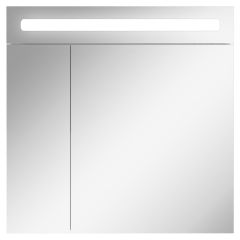 Шкаф-зеркало Аврора 70 с подсветкой LED Домино (DV8007HZ) в Покачах - pokachi.mebel24.online | фото 4