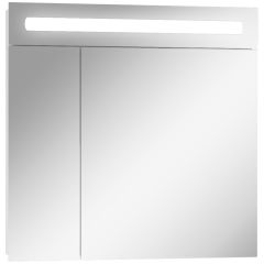 Шкаф-зеркало Аврора 70 с подсветкой LED Домино (DV8007HZ) в Покачах - pokachi.mebel24.online | фото 1