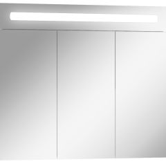 Шкаф-зеркало Аврора 80 с подсветкой LED Домино (DV8009HZ) в Покачах - pokachi.mebel24.online | фото 1