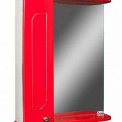 Шкаф-зеркало Радуга Красный 50 левый АЙСБЕРГ (DA1122HZR) в Покачах - pokachi.mebel24.online | фото