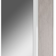 Шкаф-зеркало Uno 60 Дуб серый левый/правый Домино (DU1503HZ) в Покачах - pokachi.mebel24.online | фото