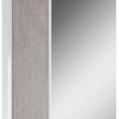 Шкаф-зеркало Uno 60 Дуб серый левый/правый Домино (DU1503HZ) в Покачах - pokachi.mebel24.online | фото 2