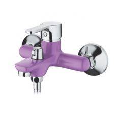 Смеситель для ванны Accoona A6367S фиолетовый в Покачах - pokachi.mebel24.online | фото