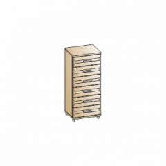 Спальня Мелисса композиция 1 (Гикори Джексон светлый) в Покачах - pokachi.mebel24.online | фото 2