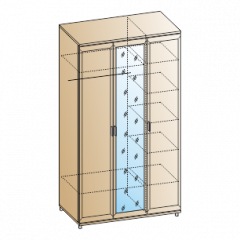 Спальня Мелисса композиция 3 (Акация Молдау) в Покачах - pokachi.mebel24.online | фото 4