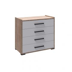 Спальня Соната Комод (Белый/Дуб крафт золотой) в Покачах - pokachi.mebel24.online | фото